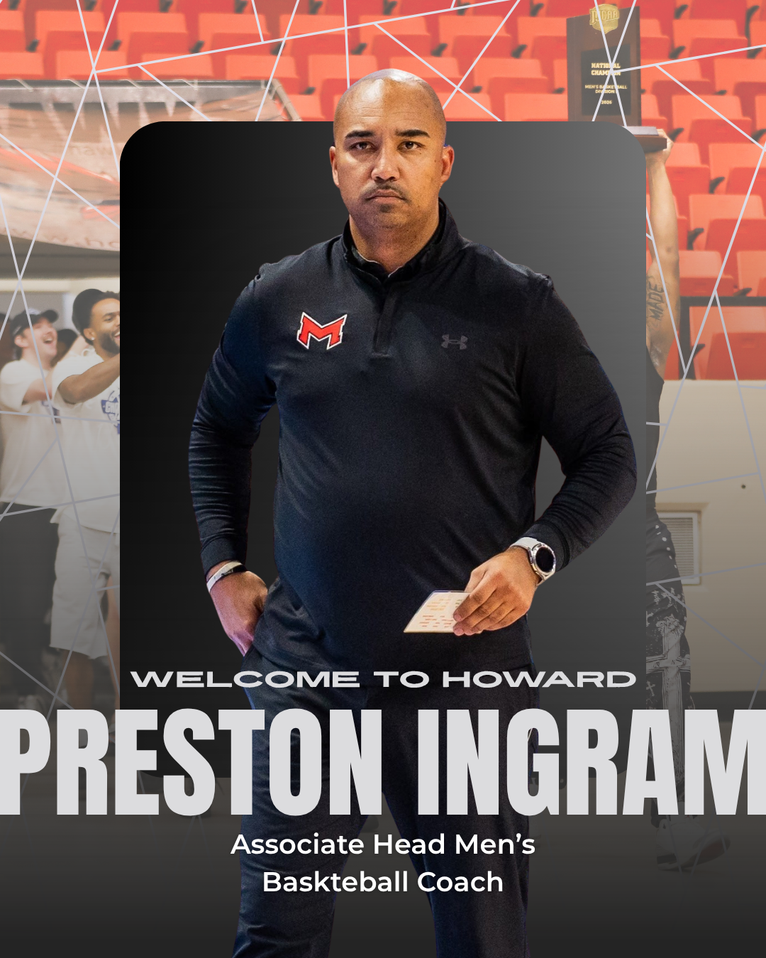 Howard College Welcomes Preston Ingram as Associate Head Men's Basketball Coach