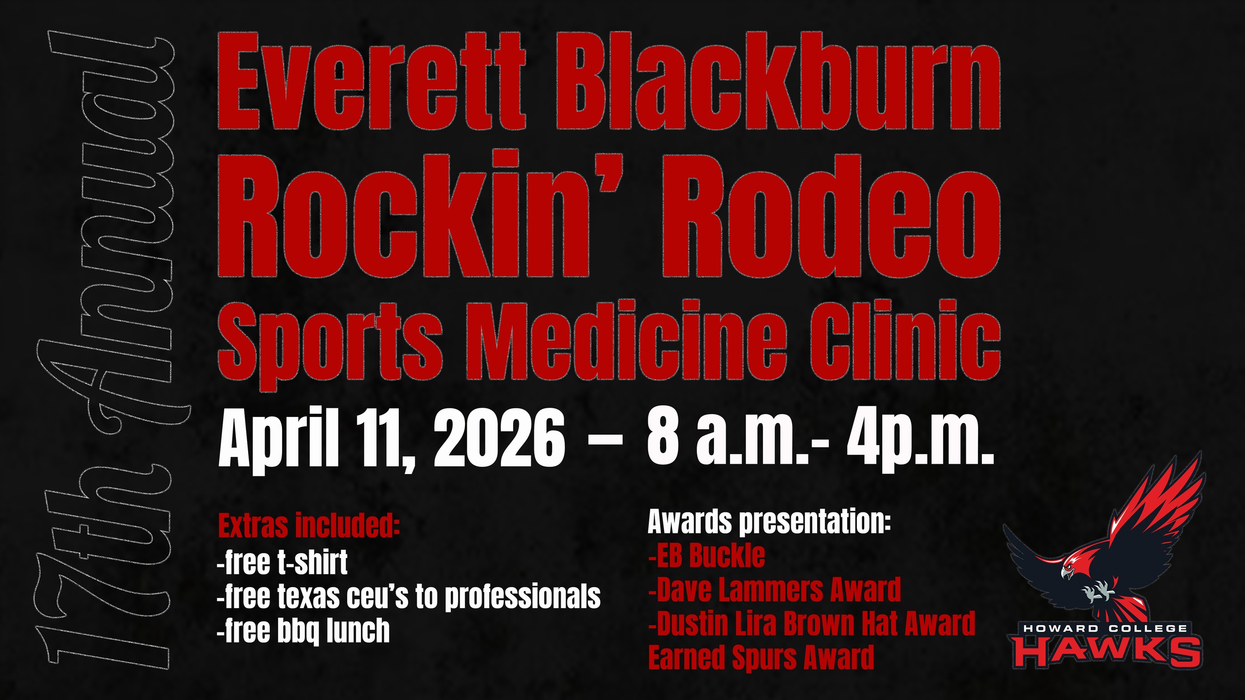 17th Annual Everett Blackburn Rockin' Rodeo Sports Medicine Clinic